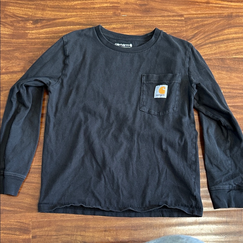 Carhartt Kids Charcoal Long Sleeve Tee
